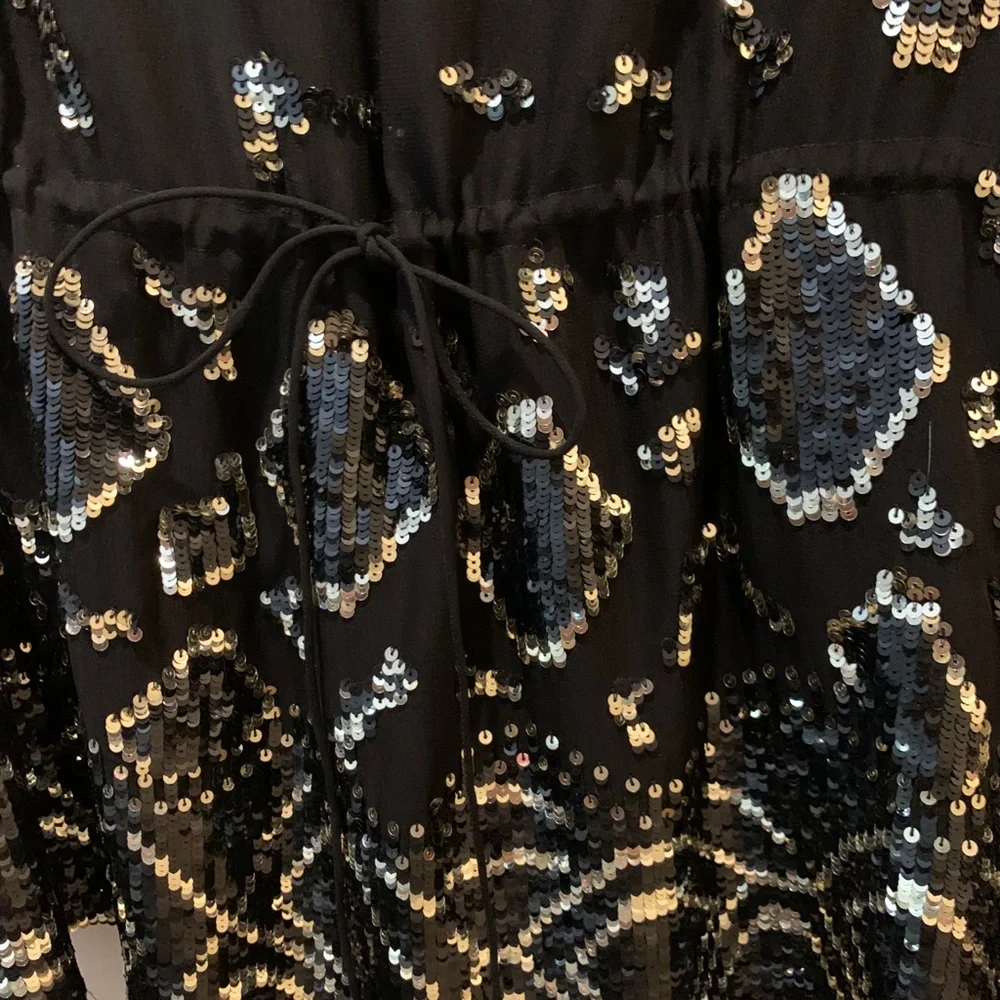 frederika may black silk